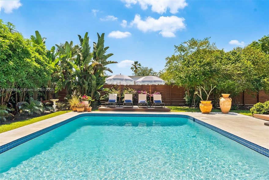 South Florida Dream Life - Just 2 miles from the beach, this professionally designed retreat in Coral Heights delivers luxury, comfort, privacy & location. Lush, tropical and private backyard with a 7’ deep heated pool. Gut-renovated (w/ permits) & continually upgraded. Featuring impact resistant windows/doors, elegant porcelain tile, spa-inspired bathrooms & a chef’s kitchen with pro-grade appliances with quartzite waterfall counters. Enjoy peace of mind with recently lined pipes (50 year guarantee) and new PVC to the City, newer roof, whole-house water filter, gutter guards and resurfaced pool. Smart features include Nest/Ring/Wi-Fi controlled pool & irrigation. No HOA! - Close to restaurants, cafés, parks, top schools, FLL airport, & Lauderdale-by-the-Sea. Act fast!