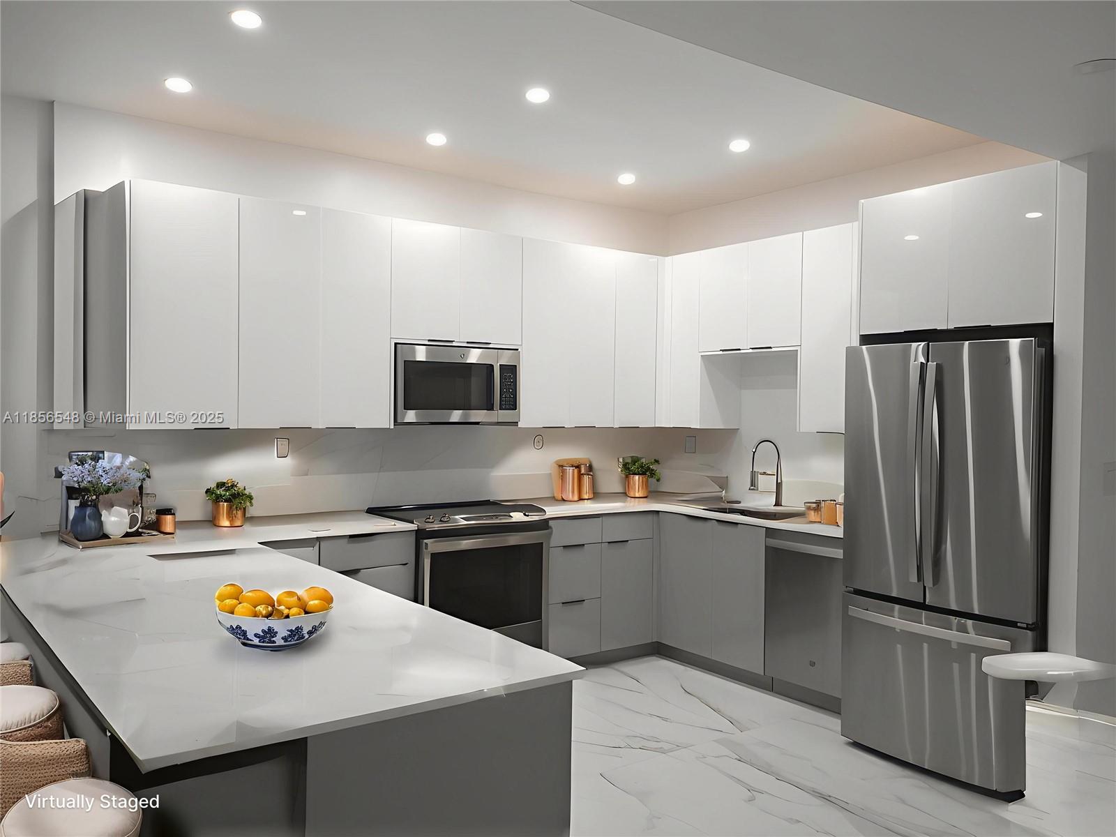 Wake up to direct ocean views from this fully remodeled and furnished 2BD/2BA at Ocean Reserve in Sunny Isles Beach. This residence features white imported Italian tile floors, custom lighting, stainless steel appliances, quartz countertops, and sleek white cabinetry. Enjoy sunrise on your private balcony, just steps from the beach. Spacious, bright, and thoughtfully designed for comfort. Ocean Reserve Amenities: Heated pool, fitness center, business center, 24-hour security, valet, and concierge. Available now – $4,750/month annual lease.