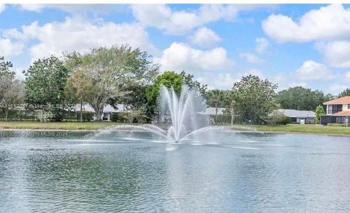This beautiful home features 3 bedrooms and 2 bathrooms, along with 2 parking spaces and a fully equipped kitchen including a stove, microwave, dishwasher, and refrigerator. Enjoy stunning lake views visible right from the kitchen. The community offers numerous amenities and provides 24- hour gated security, ensuring a safe and confortable living environment, perfect for those seeking convenience, comfort, and tranquility.