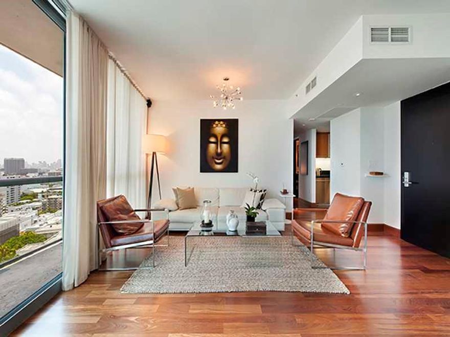 This immaculately furnished 2 bedroom unit at the Setai Resort & Residences sits on the highly desired southeast corner of the building and features panoramic ocean and city views from a large terrace. Outfitted with the classic Setai designer package, th is residence includes teak flooring and doors, modern accent lighting, custom electronic blackout shades, stainless steel Miele and Sub Zero appliances and 1,162 square feet of open living space. Includes access to all of the Setai's five-star amenities.