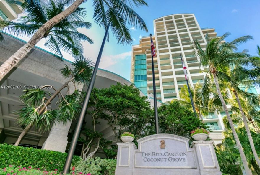 Priced to sell and ready for your personal touch. Featuring marble floors, LED spotlights throughout, two balconies to enjoy morning coffee and evening sunsets overlooking Coral Gables and Coconut Grove skylines. Enjoy 24-hour concierge service, in-room dining, two pools, gym, barbecue, spa, coffee room with complimentary fruit each morning, the Commodore Bar, and Isabelle’s restaurant. The best value for an ample 1540 sq ft 2-bedroom at the Tower Residences of the Ritz Carlton Coconut Grove.