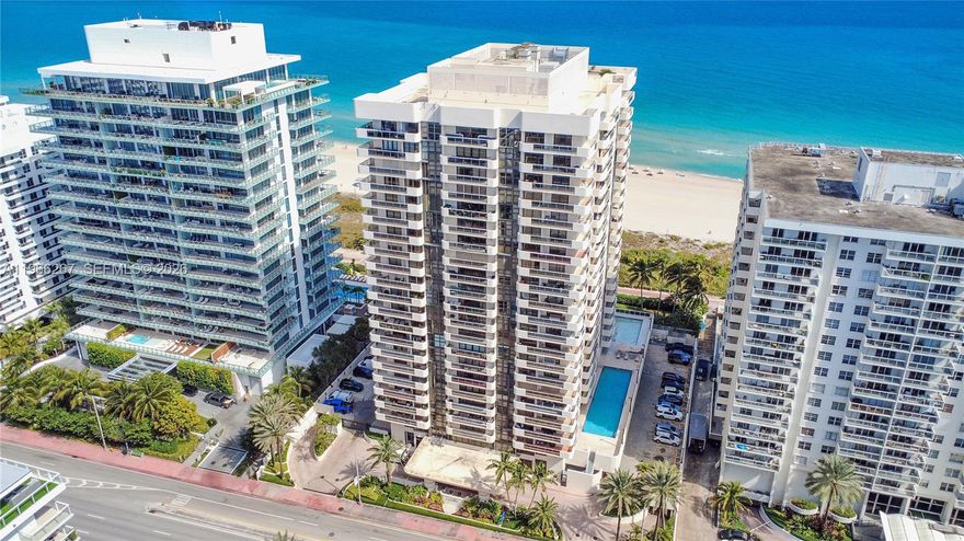 BEAUTIFUL, BRIGHT AND VERY SPACIOUS  2/2 FURNISHED APARTMENT IN L'EXCELLENCE CONDOMINIUM! MIAMI BEACH LUXURY LIVING RIGHT ON MILLIONAIRES ROW. REMODELED CORNER UNIT WITH FULL APPLIANCES, HIGH IMPACT WINDOWS, ELECTRIC BLINDS AND TWO HUGE BALCONIES WITH VIEW TO THE INTRACOSTAL AND THE OCEAN. BRAND NEW A/C, WASHER AND DRYER AND FRIDGE. AMMENITIES INCLUDE: CLUB ROOM, LIBRARY, BILLIARD & TV ROOM, CONFERENCE ROOM AND KID'S PLAYING AREA. OCEANSIDE SALT WATER HEATED POOL, SEPARATE LAPPING POOL, JACUZZI, TWO GYMS, SAUNA, STEAM ROOM, CURATED BBQ AREA AND DIRECT ACCESS TO THE BOARDWALK AND THE LIFEGUARDED BEACH WITH COMPLIMENTARY BEACH CHAIRS AND UMBRELLA SERVICE. ON SITE MANAGEMENT, 24-HR CONCIERGE AND COMPLIMENTARY VALET PARKING. PRIME LOCATION RIGHT ON THE BEACH, NEAR FINE DINING, LUXURY SHOPPING AND MAYOR HIGHWAYS. UNIT COMES WITH A STORAGE. SELLER WILL PAY THE SPECIAL ASSESMENT.
