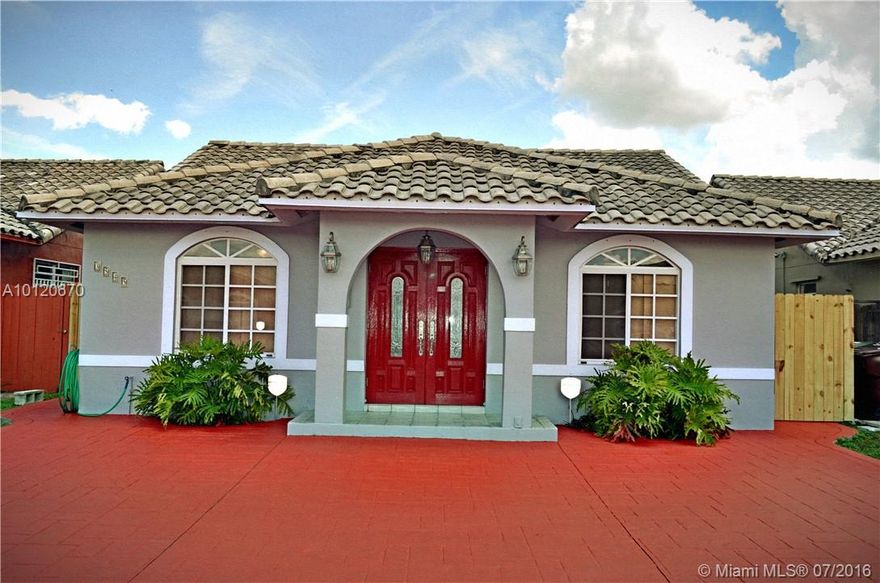 Impeccable home in Hialeah Gardens.  The house features updated kitchen and appliances, fresh paint inside and outside, new wooden fence around the house, granite counter tops in bathrooms and in kitchen.  It's a true gem in Hialeah Gardens.  This property will not last.  Move-in Ready.