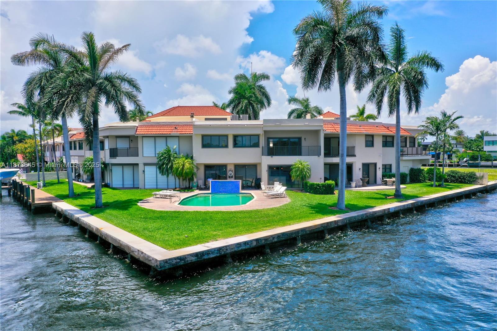 WOW!! Right on Intracoastal with view of Birch State Park across the water. Total privacy. Close to EVERYTHING you want in South Florida waterfront living. Galleria and ocean are minutes away. Annual lease only. Requires HOA approval. Available dock space for up to 45' on a shared dock. Brand new renovation and never lived in with impact windows. His and hers bathrooms in the master suite with a large balcony overlooking the Intracoastal and Birch State Park.