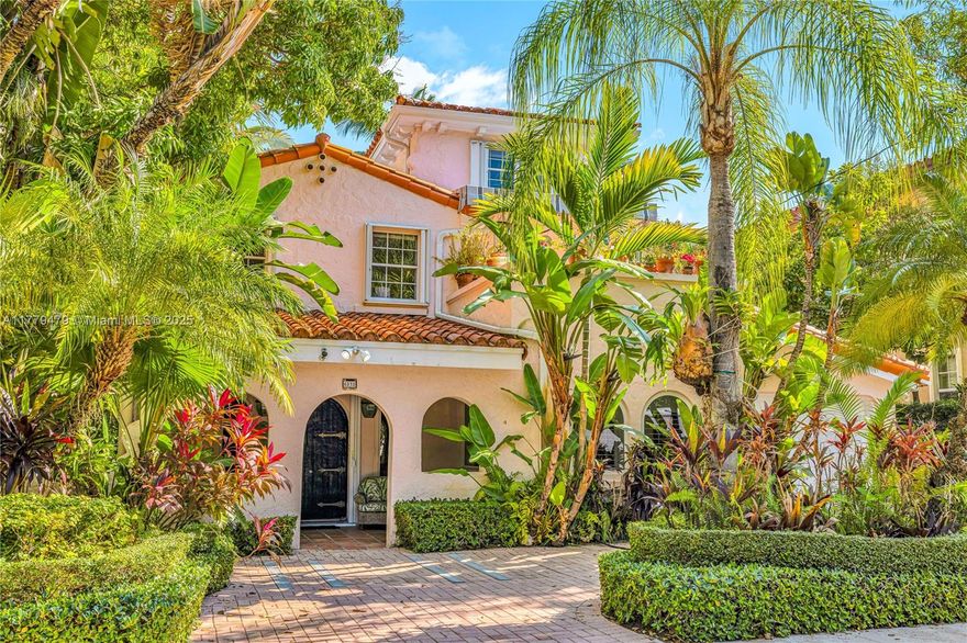 Discover a rare gem on prestigious North Bay Road in Miami Beach. This tranquil 1928 Mediterranean home exudes charm and is surrounded by lush gardens that offer complete privacy. In this three-bedroom, three-bathroom residence, all bedrooms are tucked away upstairs. The primary is complete with a renovated bathroom, beautifully designed walk-in closet, large balcony, and additional room. Exterior features include a swimming pool, one-car garage, full house generator & shed for storage. Centrally located in Miami Beach with easy access to Lincoln Rd, Bal Harbour, Design District & Brickell. This property presents an opportunity to transform a charming house into your dream home, tailored to your lifestyle.