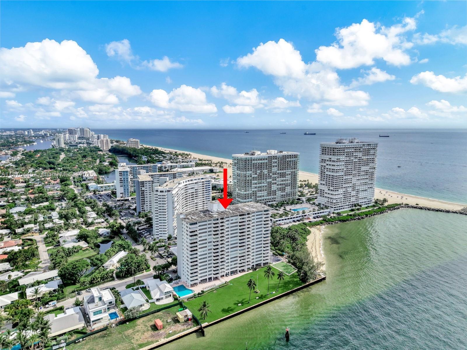 Sky Harbor East – Fort Lauderdale’s Southernmost Gem
Updated 3BD/2.5BA, 2,161 sq. ft. condo in one of Fort Lauderdale’s most sought-after waterfront buildings. Located at the southernmost tip of Fort Lauderdale Beach, enjoy unmatched views of cruise ships, the ocean, and Pier Sixty-Six.
This north-facing unit offers soft natural light, a split-bedroom layout, and a large balcony. Fully renovated in 2023 with new ceramic tile floors, kitchen, baths, impact windows/doors, and in-unit washer/dryer.
Steps from the beach and minutes to FLL airport, dining, and shopping. Resort-style amenities include heated pool, fitness center, 24/7 security, BBQ area, putting green, library, and more.
A rare chance to own a fully updated waterfront retreat in a prime location.