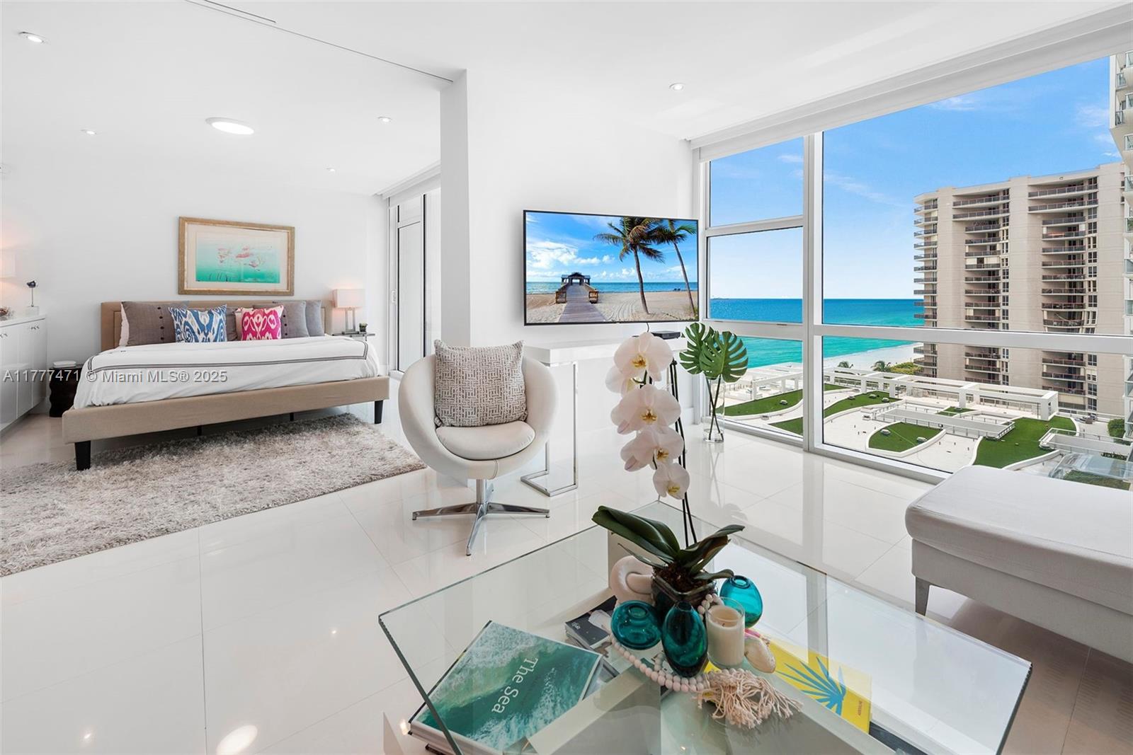 Rental Property at 6801 Collins Ave 1206, Miami Beach, Miami-Dade County, Florida - Bedrooms: 2 
Bathrooms: 2  - $7,500 MO.