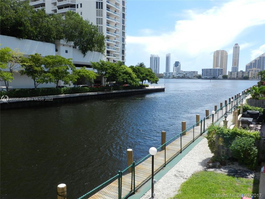 10 MINUTES TO THE BEACH!! Easter Shores is a Gated Community with a shopping/commercial area. Walk to Sunny Isles Beach. OPEN BALCONY to enjoy the tranquil canal. Great floor plan. The open kitchen connects to an ample and bright living/dining area. Bedrooms are upstairs each w/ private bathroom. Half bath on the first floor for guests. Lots of closets. Laundry inside. Corner unit next to the pool area. The community has an elevator, pool, BBQ area. 1 parking assigned. Corner top floor, one of the very few units with open balcony. Rent include: Water, sewer, fumigation (once a month). Must see!!
As per Association 700+ Credit Score required