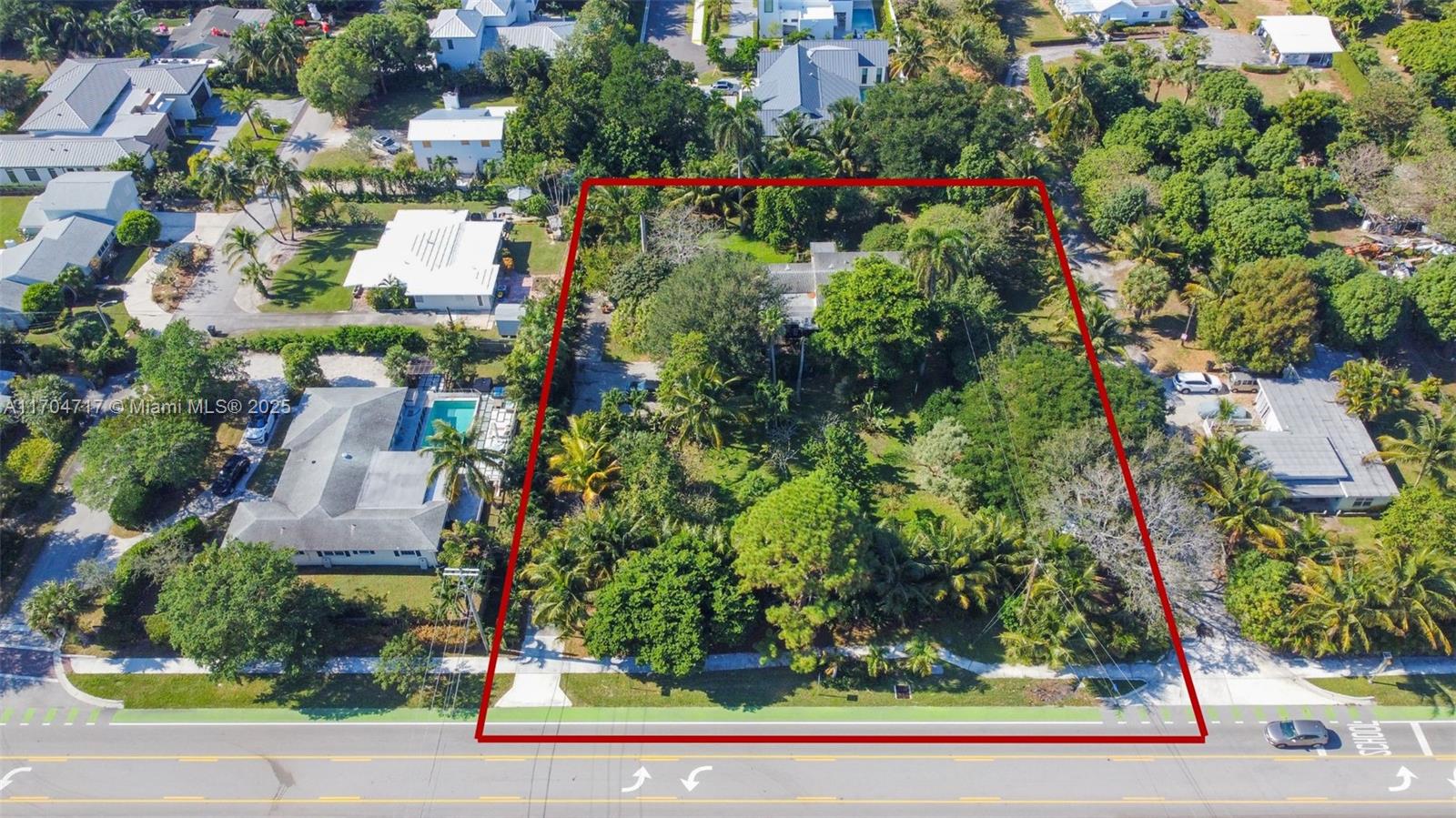 CALLING ALL DEVELOPERS & BUILDERS!! NEW Price! HUGE lot at .8 total acres! You can build a mega-mansion with a potential guest house or ADU to earn monthly income, OR, you can split the lot into 2 or 3 parcels that would still be larger than most lots in the area, OR, build a multi-generational compound for your family! Entrance is right off Seacrest with mature landscaping perfect to ensure 360 degrees of privacy. There is an existing home on the land, can be used to house workers / employees or rent out to receive income while getting all your city permits and approvals in place. 1 mile North of Atlantic Ave, and 1 mile from Gulf Stream Country Club and THE BEACH!!! Check 140 & 150 Pineapple just closed at $960 per SFT for small lots. You can build and sell $8-12M! Check attachments.