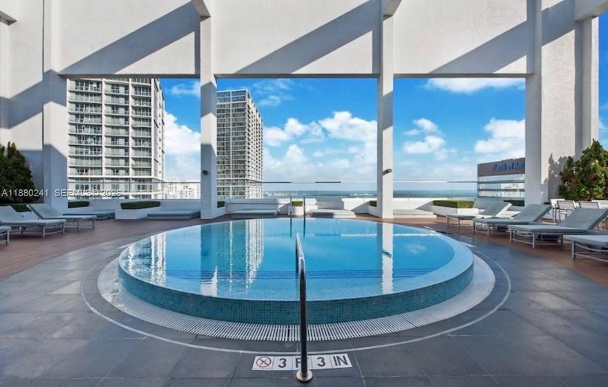 Motivated seller! Spacious & luxurious 2BD/2BA in the heart of Brickell! Fully renovated and fully furnished, with brand-new AC and washer/dryer, plus modern finishes and great natural lighting. Enjoy resort-style living with a rooftop pool with panoramic views, a state-of-the-art fitness center, and a luxurious spa. Additional amenities include a club room, sports bar, movie theater, and 24-hour concierge and valet parking. Amazing location—walking distance to Brickell City Centre, top restaurants, and entertainment. Flexible monthly rentals allowed—perfect as a primary residence or investment. Move-in ready!