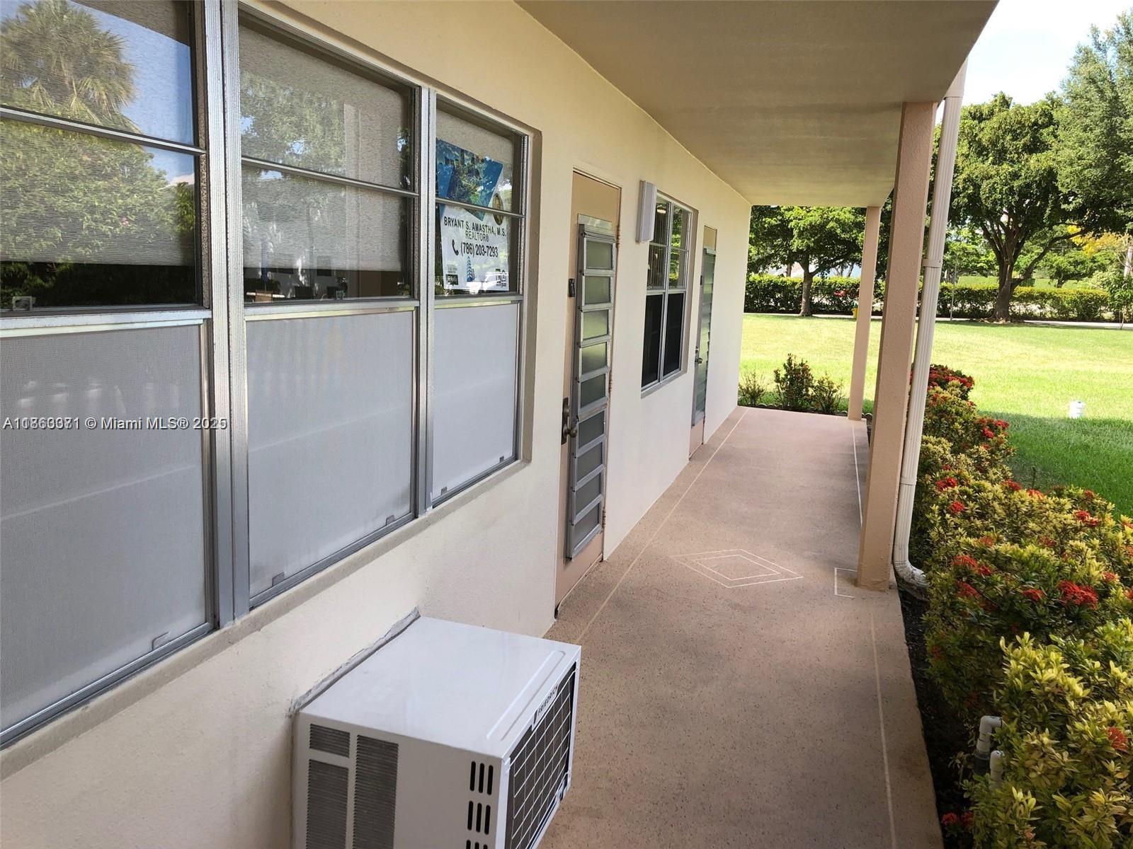 Updated 1bed 1 bath with Renovated Kitchen. This Kitchen will make you want to stay home and cook every night. Hard to come by 1st Floor Unit - No Stairs to Climb. Back Porch over looking garden area. Very well maintained Building with cookout area just outside your front door for your pleasure. Very close to Pool. Lot's of Guest parking. Great location! Just 1 mile away from Deerfield Beach! All the Amenities that Century Village has to offer. Seasonal rental also accepted. Community is a 55+ Community