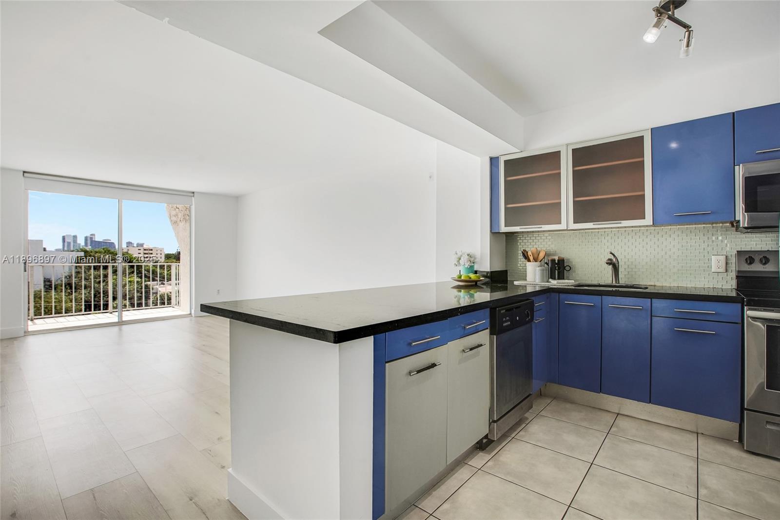 Welcome to your new home at Nirvana Complex, in vibrant Miami. This sun-filled studio offers 571 square feet of smart and stylish living space. Big balcony with its open views and the beautiful hardwood floors that run throughout the place. The kitchen is spacious with SS appliances. Living here means you get access to some fantastic amenities; infinity and swimming pool, jacuzzi, volleyball curt, BBQ area overlooking the Biscayne Bay. There's also a gym to plus, the mini market makes shopping super convenient, and 24-hour security keeps things safe. With laundry in the building and both assigned and guest parking included, everything’s set up for easy living. Dive into the laid-back Miami lifestyle in this pet-friendly, where comfort meets convenience. Great location.