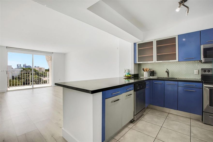 Welcome to your new home at Nirvana Complex,  in vibrant Miami. This sun-filled studio offers 571 square feet of smart and stylish living space. Big balcony with its open views and the beautiful hardwood floors that run throughout the place. The kitchen is spacious with SS appliances. Living here means you get access to some fantastic amenities; infinity  and swimming pool, jacuzzi, volleyball curt, BBQ area overlooking the Biscayne Bay. There's also a gym to plus, the mini market makes shopping super convenient, and 24-hour security keeps things safe. With laundry in the building and both assigned and guest parking included, everything’s set up for easy living. Dive into the laid-back Miami lifestyle in this pet-friendly, where comfort meets convenience. Great location.