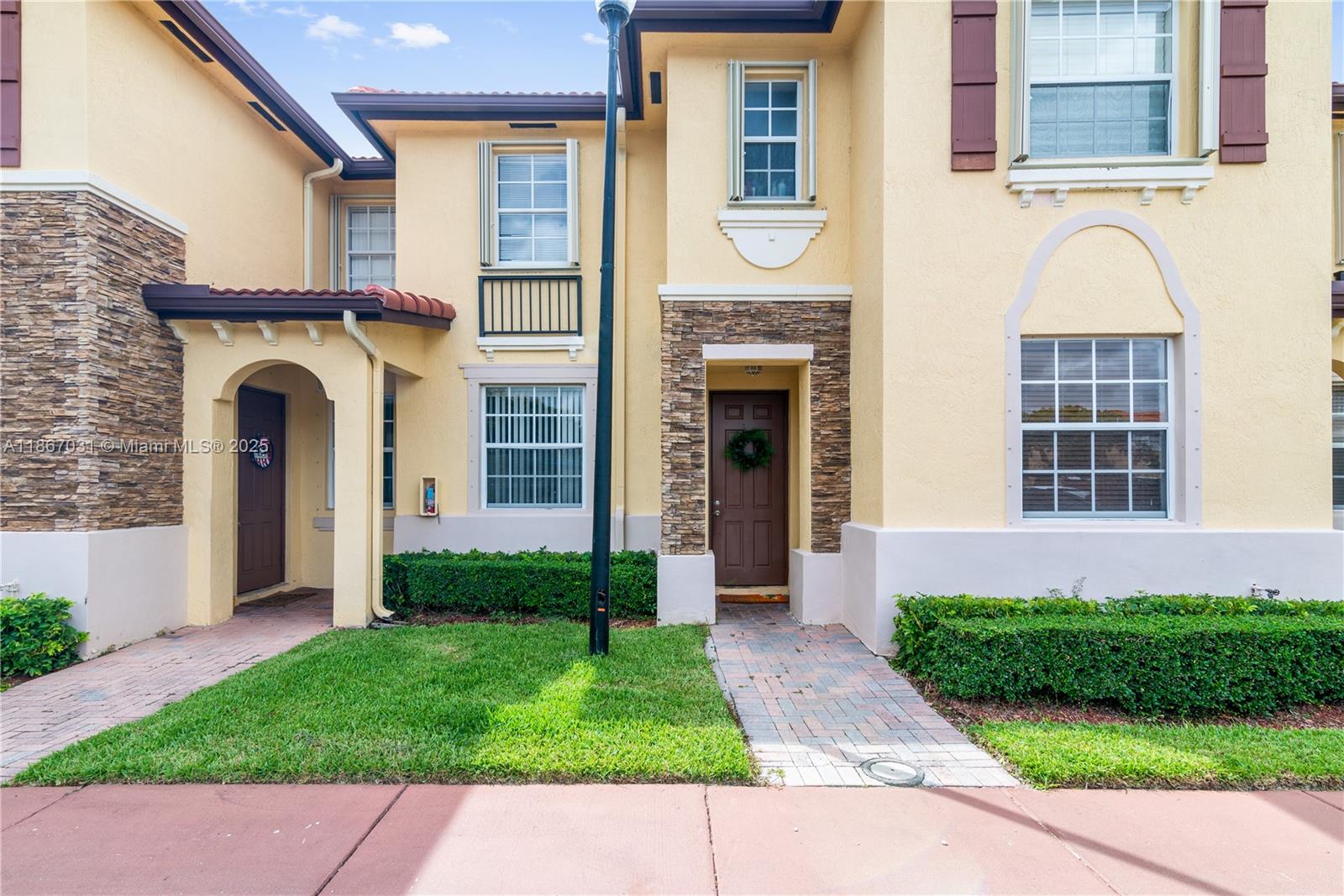 AVAILABLE FOR MOVE IN OCTOBER 1, 2025. Very well maintained townhome unit featuring 2 bedrooms/2.5 bathrooms. Excellent gated community with 24/7 security offering many amenities such as a clubhouse, full gym, BBQ area, kids playground, kids pool, and large resort-style pool. HOA requires the first lease to be 6 months maximum. Currently tenant occupied through September 30th.