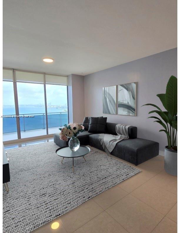 Great apartment for rent (minimum 6 months) ,this is a stunning and spacious 2 bedroom and 2 bathrooms plus den/third bedroom condo on the 19th floor (right bellow Pent House) with breathtaking bay and Ocean views. 10 foot ceilings. Impecable tile flooring throughout the apt, tons of closet space with brand new washer and dryer. Unit comes with 2 assigned covered parking spaces on 2nd floor and a massive storage space.. HOA includes cable and high speed internet. The Lexi offers 24 hours concierge, pool, gym and party room. Make your appointment this unit won't last