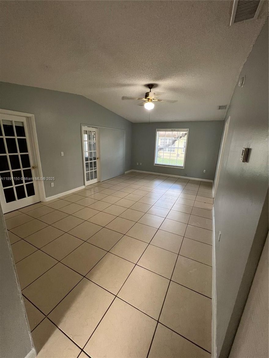 Welcome to this charming 2-bedroom, 2-bath single-family home in the heart of Miramar. The converted garage provides a versatile third bedroom or office space, perfect for a growing family or guests. This home offers a comfortable layout with ample natural light and a spacious yard ideal for outdoor enjoyment. Conveniently located near schools, parks, shopping, and major highways. A great opportunity for first-time homebuyers or investors looking for solid rental potential.