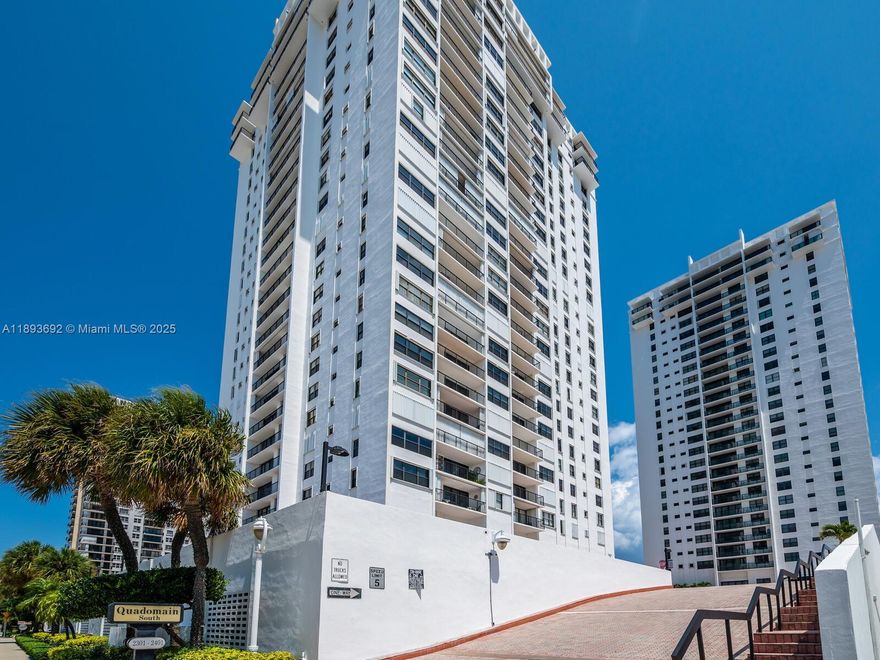 This beautiful 2 bdr/2 full bath condo is located in the Quadomain complex, right on Hollywood’s pristine beaches. Enjoy stunning ocean views from the spacious living room & city/canal views from an upgraded kitchen featuring granite and modern appliances. Condo comes w/assigned covered parking, impact windows, vehicle wash area. Enjoy variety of free amenities: 2 pools & fitness centers, sauna, yoga/zumba/aqua classes, complimentary beach services w/individual umbrellas. Delicious on-site restaurant with deliveries to the beach & home, 24-hour security, valet parking, rec room w/billiards & ping pong, social events at banquet hall, business center w/computers & printer -- all there to enhance your comfort and quality of life. Get ready to enjoy this paradise every day of your life!