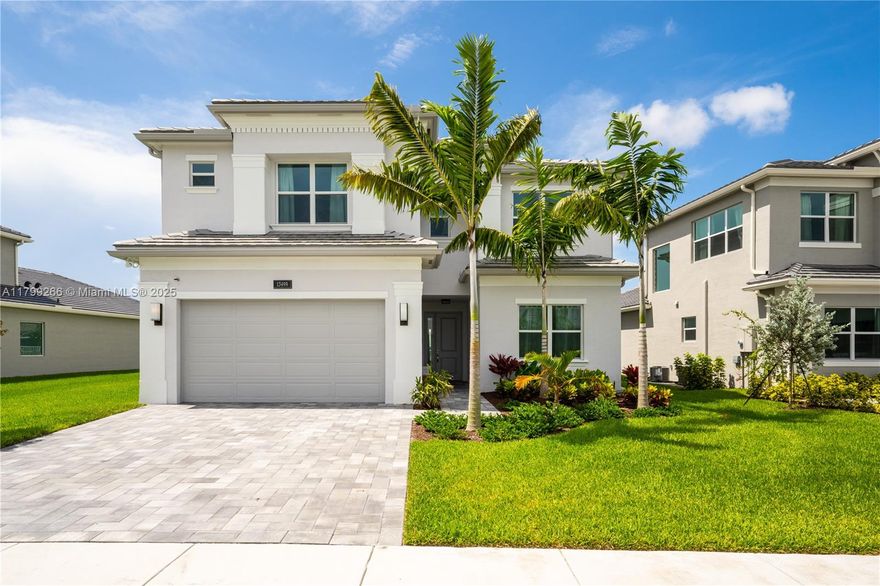 Exquisite Furnished New Construction 6Bed/5Bath Salt Water Pool Residence in the Prestigious Gated Enclave of The Lakes at Polo Trace, Delray Beach. Spanning a total of 4,360 sqft with $350K+ in upscale enhancements, this home showcases soaring ceilings, panoramic windows, custom chef’s kitchen, private fenced patio with serene lake views & salt water pool perfect for entertaining or relaxing under the Florida sun. Enjoy a private 26,000 sqft Resort-style Clubhouse with 7+ acres of premier amenities: multiple pools, 4 clay tennis, 4 pickleball courts, basketball, state-of-the-art fitness, casual restaurant and 2 mile bike/walk trail. Beach Day !!! no problem, 20 min short drive to enjoy endless dining, shopping, and Florida’s #1-ranked Delray Beach in the heart of vibrant Downtown Delray.
