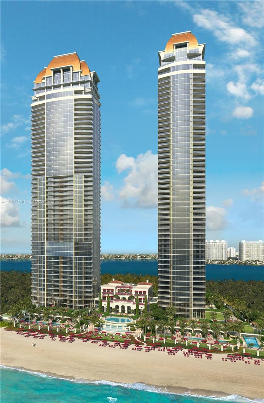 Move right in to The Brand New Estates at Acqualina.  Forbes 5 Star Service by Acqualina Resort. This Spectacular Corner Residence has 4 Bedroom suites. Direct Oceanfront with Views of the Ocean and Intracoastal.  Doorman, Security, Private Beach Club, Concierge, Swimming Pools, Spa/Fitness, Ice Skating, Bowling, Wall Street Traders. On-site Restaurants include Il Mulino, Ke-Uh and​​‌​​​​‌​‌​​​‌‌​​​‌‌‌​​‌​​‌‌​​​​ Avra.