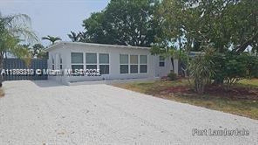 INVESTORS ONLY/RENTED.  WILL CONTRIBUTE $14k at CLOSING with full offer! Beautifully renovated 3-bdrm, 1-bath in the heart of Ft Laud.! This gem features elegant granite countertops, brand-new stainless steel appliances, updated bathroom, and new laminate wood flooring throughout most of the home. Enjoy modern recessed lighting and peace of mind with a new roof (2023). 6 miles from the beach, this home offers the perfect blend of relaxation and convenience. Outside is a fully fenced backyard— with room for a pool, or create your dream space. Near Riverland Comm. Park, with: a comm. pool, playground, basketball and soccer courts, a Rec Center with classes, and clubs for all ages! Mins. from Las Olas, FT Laud-Hywd Airport, the Hard Rock. Don’t miss this opportunity!. .