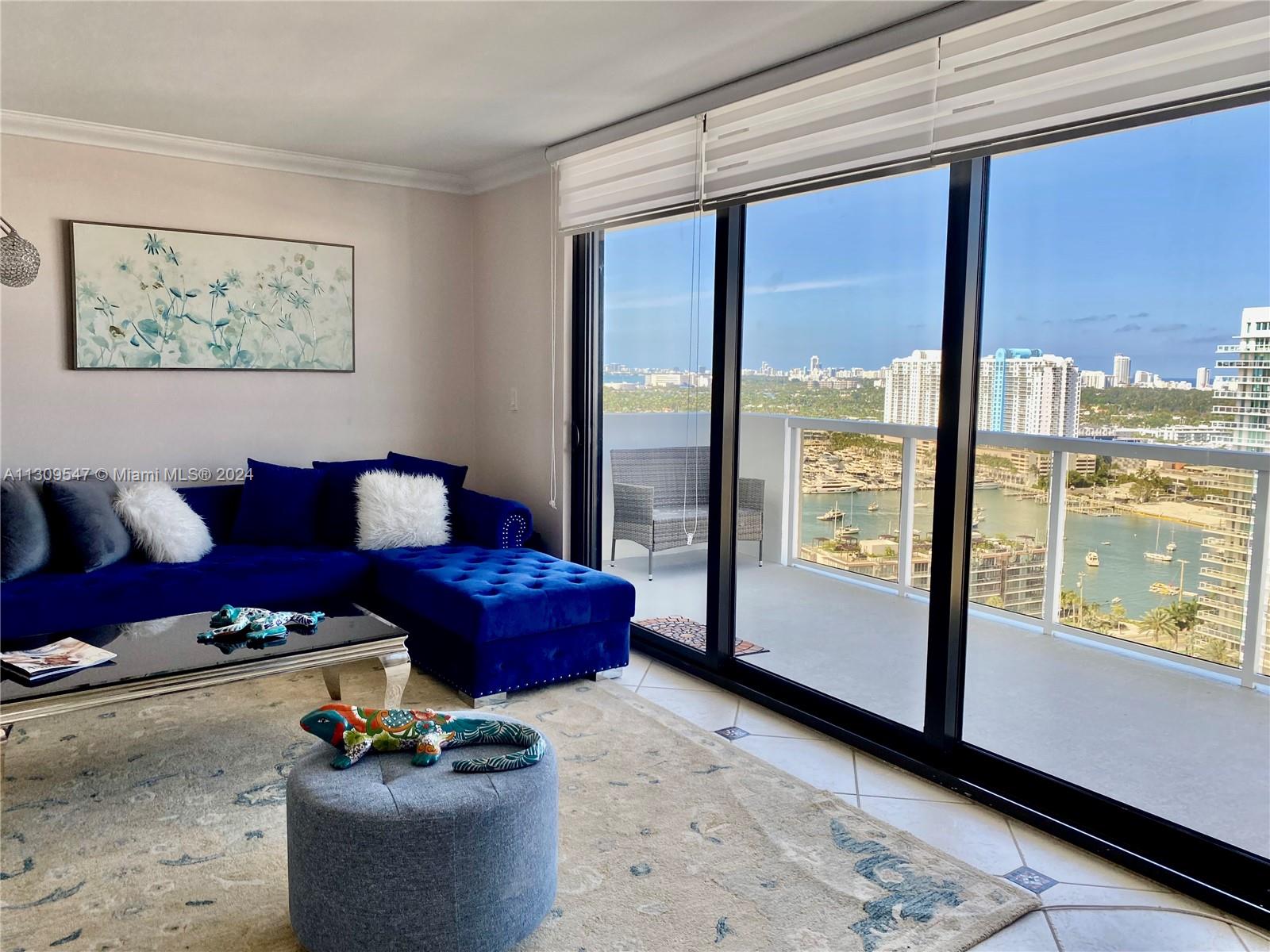 Rental Property at 9 Island Ave 2410, Miami Beach, Miami-Dade County, Florida - Bedrooms: 2 
Bathrooms: 2  - $5,900 MO.