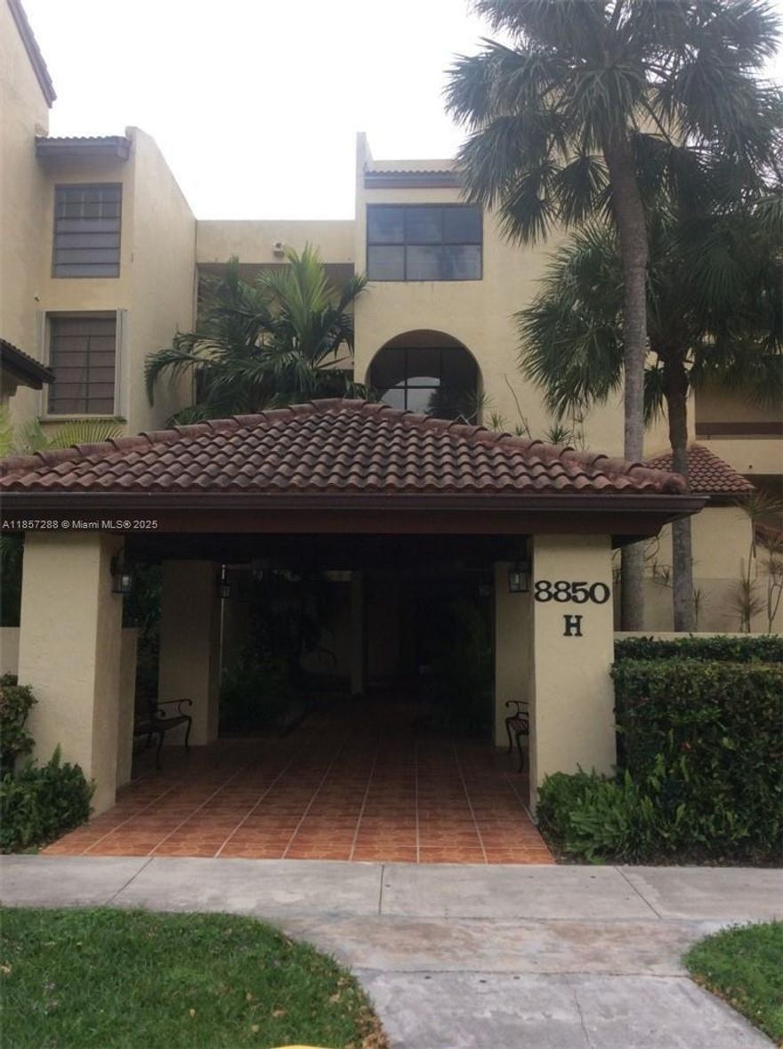 2 beds 2 bath condo in Kenland Bend with balcony overlooking the pool, central air, washer/dryer inside the unit.