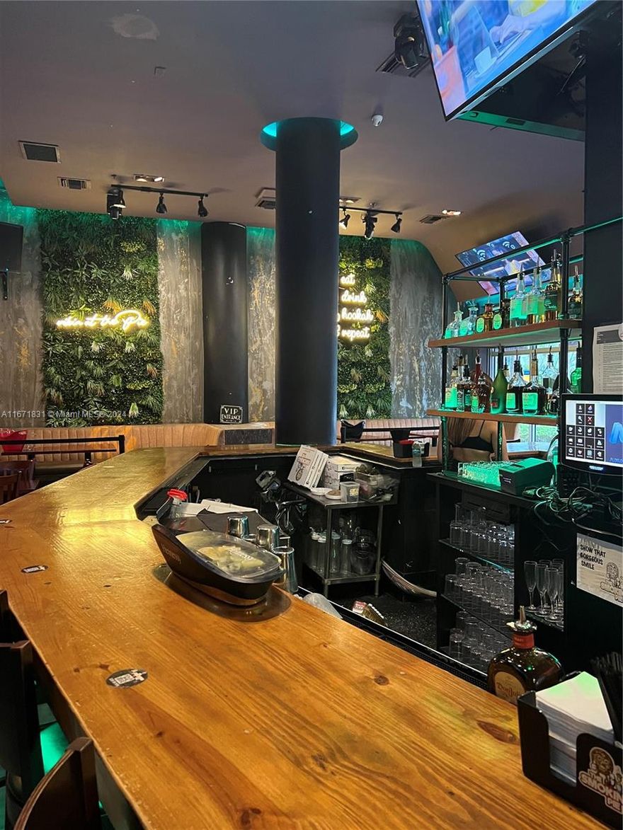 ONLY STEPS FROM LINCOLN RD SITS THIS 2,000 SF ‘BRAND NEW’ CLASSIC RESTAURANT OPENED JUST A MONTH BEFORE COVID.  THIS RESTAURANT IS A COMPLETE BUILD-OUT DESIGNED BY INTERNATIONAL CHEFS WHO HAVE DECIDED TO SELL IT.  THE RENT OF $15,000 IS UNHEARD IN THIS LOCATION MAKING IT THE CHEAPEST RENT RESTAURANT IN THE LINCOLN RD ALLEY.  BUT THE OWNER IS OFFERING 3 MONTHS FREE RENT TO THE NEW BUYER IT FEATURES AN OVAL-SHAPED ALL-WOOD BAR IN THE MIDDLE OF THE PLACE, A 2-COP LIQUOR LICENSE, [4-COP LIQUOR LICENSE OPTIONAL NOT INCLUDED] 70 SEATS INSIDE, 16 SEATS OUTSIDE, A SMALL KITCHEN, BIG OFFICE, BIG DRY STORAGE ROOM, AND ALL OPERATIONAL LICENSES ARE CURRENT.