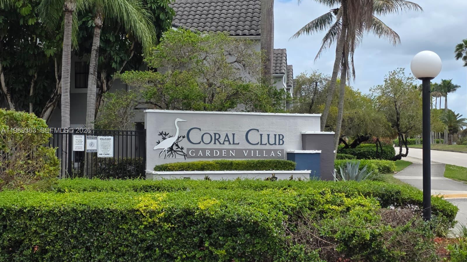 CORAL CLUB GARDEN VILLAS - Residential Lease