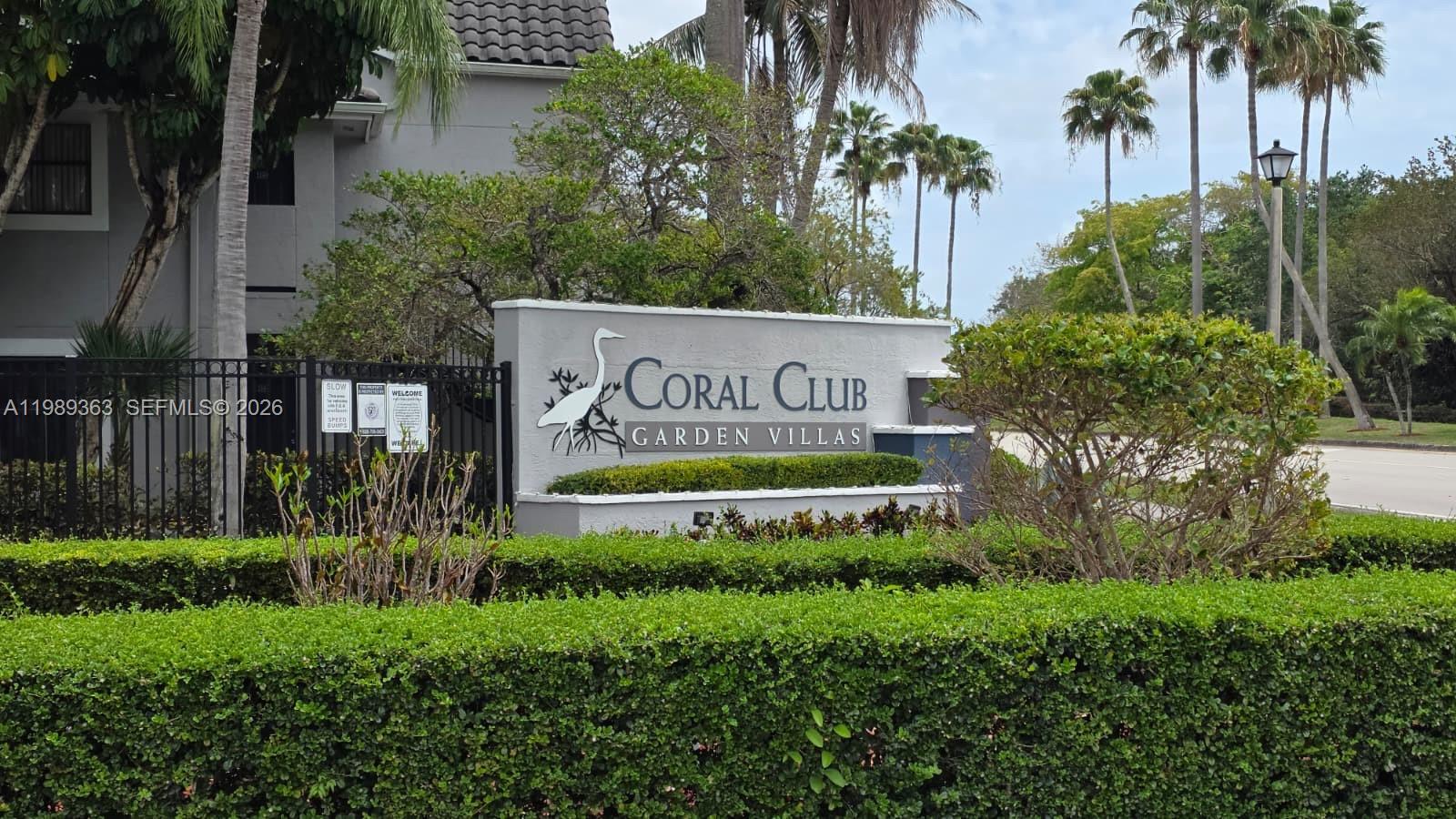 CORAL CLUB GARDEN VILLAS - Residential Lease