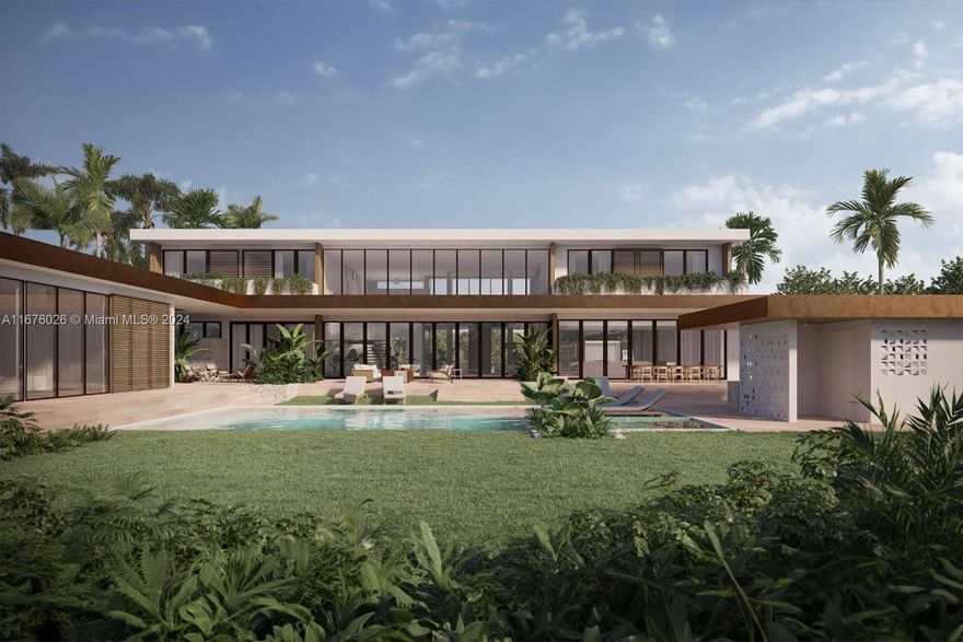 Discover an extraordinary oasis within Southwest Ranches—an exquisite modern estate nearing completion. This architectural marvel spans over 3 acres and boasts an exceptional floor plan, ideal for entertainment and family living. This residence features a guest house, a 4-car garage, a spa, and a loft, all enhanced by soaring ceilings that create a spacious atmosphere. The property offers a unique opportunity to add your personal touch. Indulge in resort-style living with a tennis court, pool, built-in bar, outdoor kitchen and a terrace featuring fire pits. The expansive backyard serves as a private retreat, perfect for gatherings in a beautifully landscaped environment. This estate embodies grandeur and sophistication, making it a rare find.