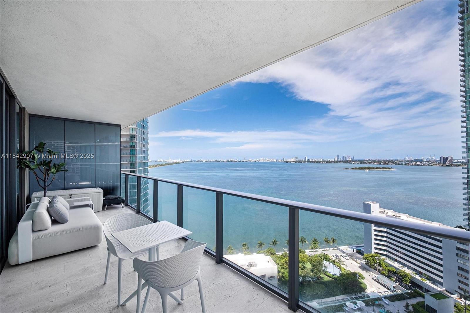 Experience Miami luxury in this fully furnished, turnkey-ready 3-bedroom, 3.5-bathroom condo in the heart of Edgewater! Boasting unobstructed waterfront views, marble and tile flooring, and a chef's kitchen with Sub Zero & Bosh appliances, this rental residence offers unparalleled comfort and style. Enjoy a full-service building with exceptional amenities, plenty of storage, and the convenience of a dedicated parking spot on the lobby level.