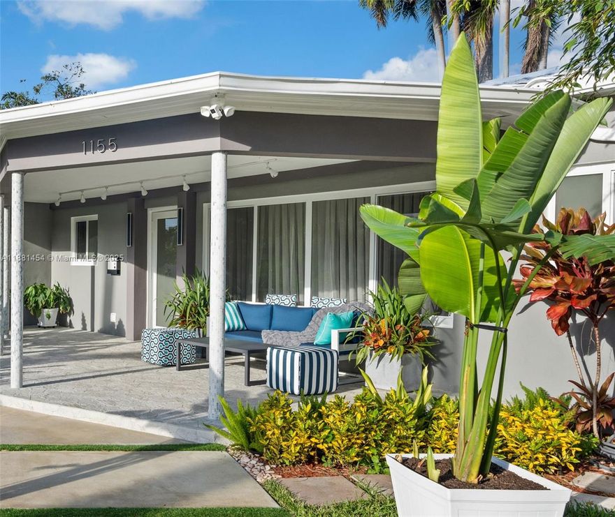 Discover this rare gem in the heart of Hollywood Lakes! Elevated on a double corner lot, this 3BR/3BA home has been completely reimagined with a modern open layout, soaring 9.5’ ceilings, smart home features & impact windows.The spacious living&dining areas are filled with natural light. The chef’s kitchen boasts sleek custom cabinetry, striking Kalahari marble counters & premium stainless appliances with a gas range.Enjoy peace of mind with all major systems recently updated including plumbing, electrical & dual A/C units. Additional highlights: 6-car driveway, new fencing, laundry with custom storage, an insulated A/C garage ideal for gym, studio or playroom. A thoughtfully designed pool project is ready. A true move-in ready retreat in one of the most desirable neighborhoods!