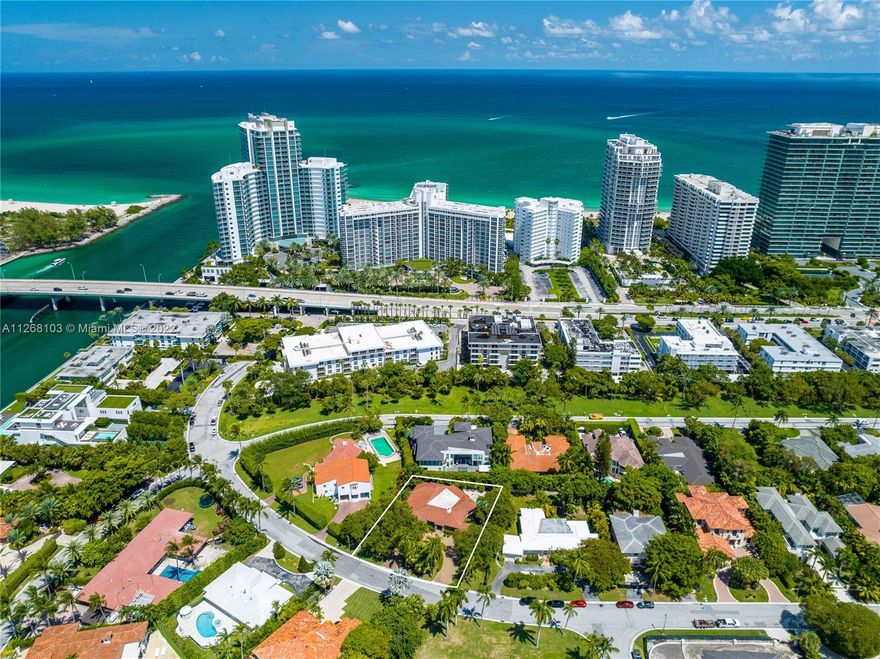 Build your dream home on a 15,530 square-foot lot in one of the most coveted and private neighborhoods in South Florida: Bal Harbour Village.