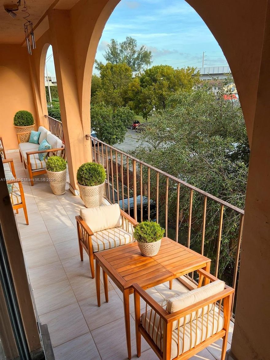 Spacious 2BR/2BA Condo in the Heart of Hialeah! This bright unit features abundant natural light, a large side-to-side balcony extending from the master bedroom, in-unit washer and dryer. The community offers excellent amenities, including two pools, one assigned parking space, and plenty of guest parking. Conveniently located near Publix, restaurants, parks, and within walking distance to the Metro Rail (just 24 minutes to Downtown) and bus stops. No rental restrictions – perfect for investors! Ready to move in. Don't miss this opportunity! Contact us today for more details or a showing!