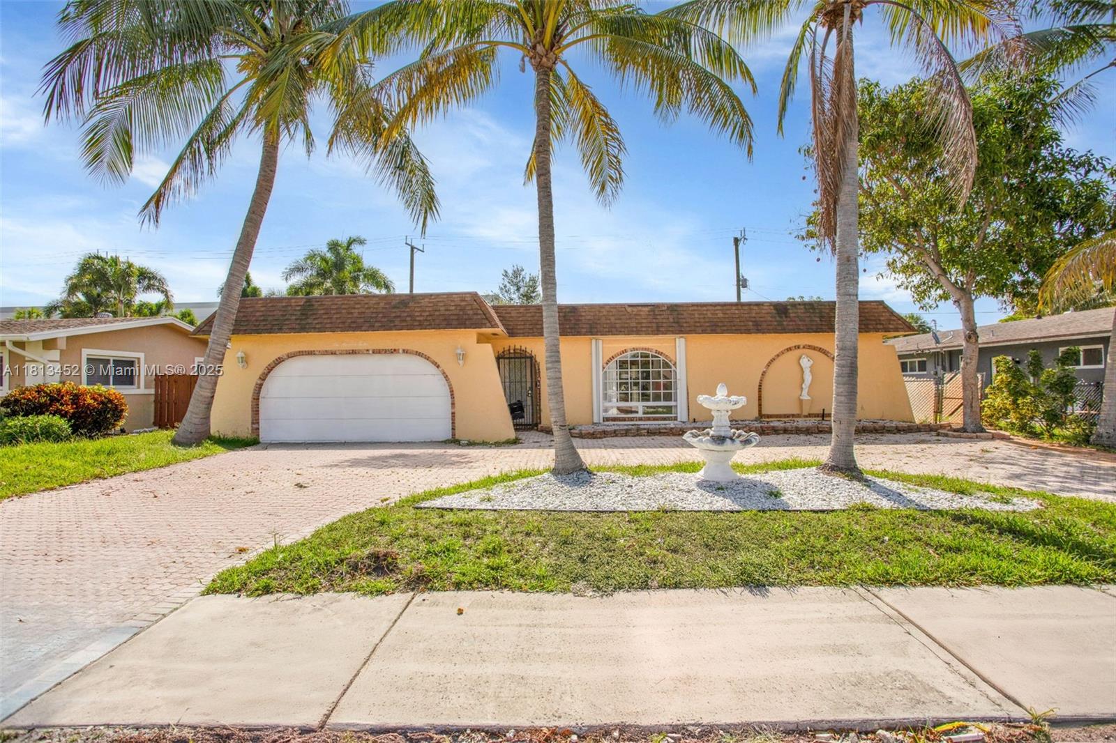 Gorgeous 4 bedroom, 3 bathroom pool home ideally located in the highly sought-after neighborhood of Deerfield Beach, just 1 block west of Federal Highway and convenient to I-95. This home has been upgraded with white marble floors, expanded kitchen & renovated bathrooms. Impact windows & doors provide added security. Enjoy two primary bedrooms both with en-suite bathrooms, one with a door to the outside pool area, perfect for a home office or mother-in-law suite. Relax in the backyard oasis with a large patio, beautiful pool & full outdoor kitchen. The large circular driveway and 1 car garage provide plenty of parking. Close to the beach, major highways, marinas & endless dining and shopping options. Washer and dryer included. Pet friendly.