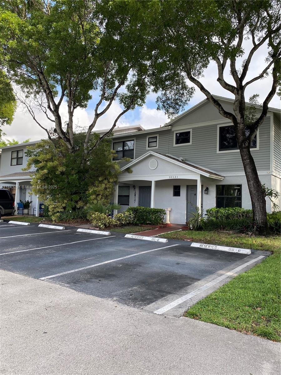 Located in the highly sought-after Southbridge Community of Pembroke Pines, this beautifully updated 2-bedroom, 2.5-bathroom townhome offers exceptional value and prime school zoning-some of the best in the area. Each spacious bedroom features its own private en-suite bathroom, with a convenient half bath located on the main floor. The home boasts a newly renovated kitchen and a generous backyard complete with a private storage room-perfect for outdoor living and entertaining. Enjoy the convenience of being just minutes from top-rated restaurants, shopping, hospitals, and more. Community amenities include a clubhouse, swimming pool, tennis courts, playground, and security patrol. Cable and internet are included in the maintenance fee.