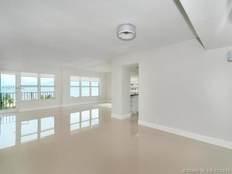 Price reduction!!!!Ocean front view from everywhere. Totally Updated . Spacious and bright. 2 bed/ 2 baths, extra storage on the same floor, additional storage in the basement. Special features:eat in kitchen, S/S appliances,granite counter top in kitchen & baths,hurricane impact windows,huge closet in master bedroom. Amenities:huge pool,deck area with BBQ's,Tiki Hut,Billiard & Card room, library, fitness Center,Concierge
Walk across the St to beach, Pier, Restaurants & much more. No Pets allowed by HOA.