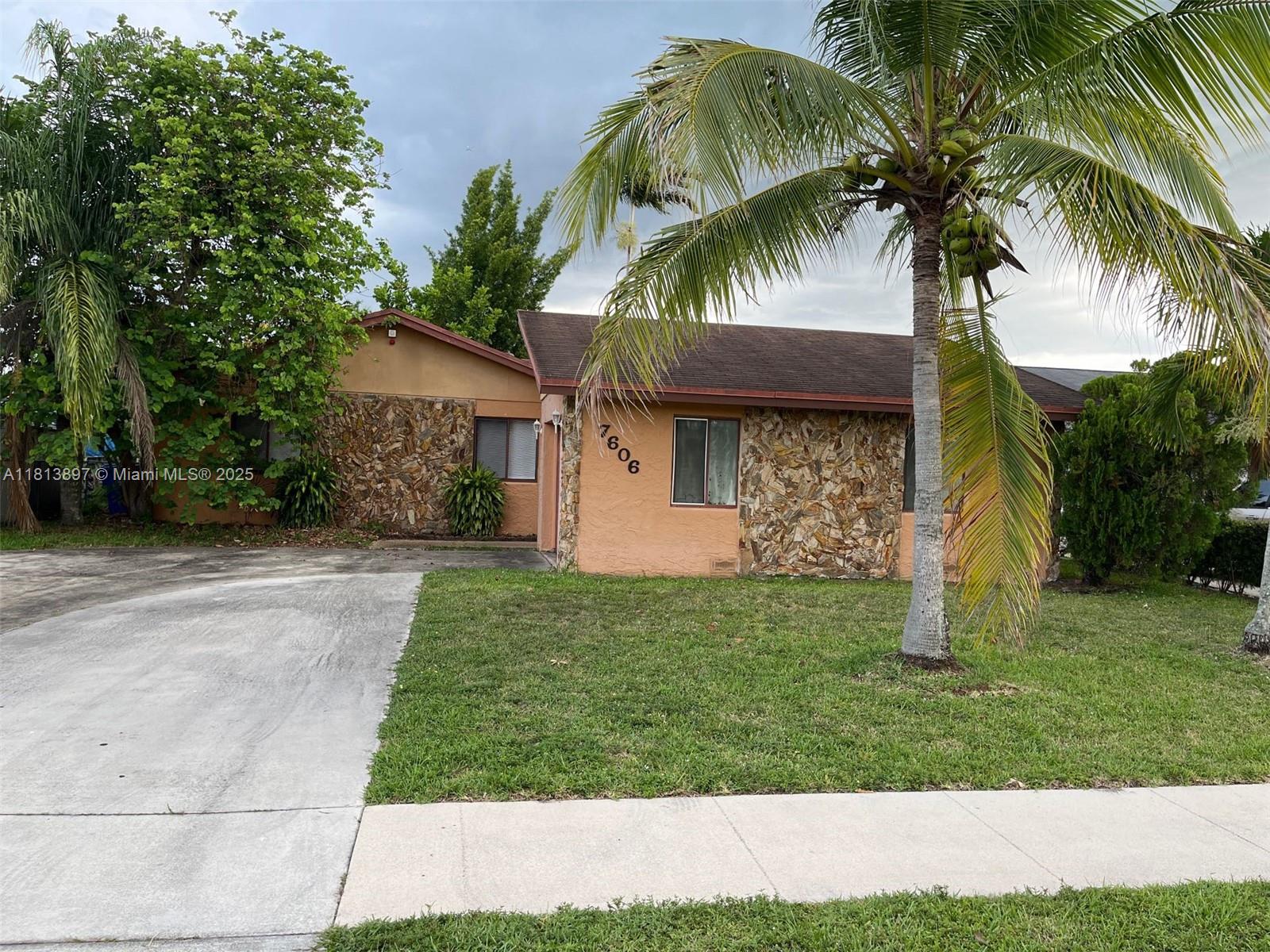 Property for Sale at 7606 Sw 8th Ct, North Lauderdale, Miami-Dade County, Florida - Bedrooms: 3 
Bathrooms: 2  - $414,000