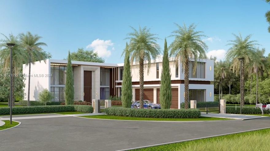 “VILLA THREE" Dreams Edition at VILLA BELLO. This bespoke model offers 6 beds, 6 baths, a living area of 6,821 sqft & over 8,010 sqft total, with a double pool (24 x 9 and 45 x 12). Enjoy Tesla Powerwall, hidden solar panels, and LED lighting trim package throughout. Personalize your entertainment space with a media room and custom A/V prewiring. Optional playroom or gym space ready for customization. Indulge in an outdoor kitchen by Alumnatek and landscaping by world renowned architect Scott Macclure. Plus, 20 hours of complimentary design with the award winning Jorge Castillo. Signature fixtures include a 3-car garage with double doors, private entry gate, covered terrace, summer kitchen, and more. Don't miss out on this unique opportunity to create YOUR dream home.