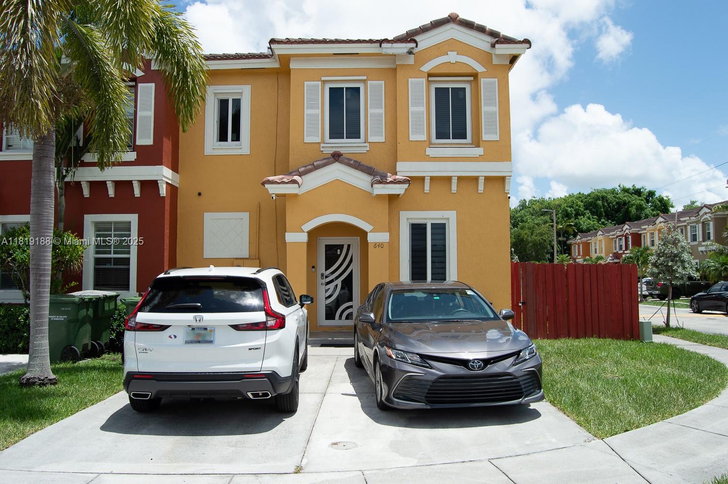 Welcome to the most desirable corner residence at Casal Del Sur! This beautifully renovated townhome features brand-new flooring, modern bathrooms with sleek showers, and updated appliances—everything you need to move in and immediately enjoy. The home has a spacious, fenced-in yard that is perfect for relaxing and entertaining. The community is gated with a pool, playground, and clubhouse. It is conveniently located minutes from the Turnpike, shopping, restaurants and more!