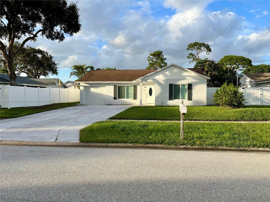 BEAUTIFUL 3/3 SINGLE FAMILY HOME IN SOUGHT AFTER JUPITER BOASTING UPDATED IMPACT WINDOWS, PORCELAIN FLOORS, OPEN CONCEPT UPDATED KITCHEN WITH WATERFALL GRANITE COUNTER TOPS AND NEW BATHROOMS.  CENTRAL LOCATION CLOSE TO I-95 AND THE TURNPIKE. THIS HOME IS JUST MINUTES TO THE BEACH. HOME HAS A VERY SPACIOUS BACKYARD, JUPITER VILLAGE HAS A COMMUNITY POOL.
