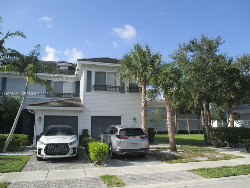 Welcome to your dream townhome in the heart of Lauderhill! This stunning property boasts 3 spacious bedrooms, 2 ½ bathrooms, and a convenient 1 car garage. The modern kitchen features granite counters, stainless steel appliances, and ample storage space for all your culinary needs. The open concept living and dining area is perfect for entertaining  or relaxing . The master suite has a splendid lake view, with a walk-in closet and a beautifully appointed end-suite bathroom.