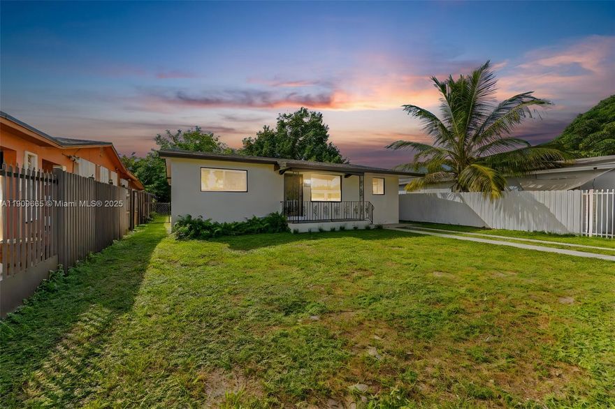 Your Miami Start Begins Here. You’ve been looking for a place that’s truly yours not someone else’s rules or rent. Welcome to an affordable Miami single-family home in a growing neighborhood where value and potential meet. Inside, enjoy a bright layout with room to grow, a private yard for weekend barbecues, and peace of mind knowing there’s no HOA, no restrictions. Avocado and Ackee Tree. Your chance to own in Miami without compromise. Smart starter home or real estate investment opportunity, ready for your vision. Remodeled, Impact windows and doors, New roof. A complete interior transformation. Open living and dining flow,bright kitchen, quartz counters, stainless steel appliances. A florida room opening to a screened terrace. Let’s talk about what owning this home could mean for you.