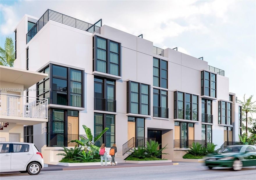 Introducing North Beach Suites, a pre-construction project featuring two to three level townhomes situated 3 blocks from the beach and the upcoming Ocean Terrace Streetscape & Park project! This development offers the perfect blend of convenience and luxury. Each townhome is designed to maximize space and comfort, featuring 2 bedrooms and 2.5 bathrooms, exuding modern elegance with top-notch finishes throughout. The highlight of these homes is the expansive roof terrace, ideal for a relaxing evening or entertaining guests while enjoying the views. Embrace a lifestyle of comfort, style, and upscale beachside living at North Beach Suites. Completion Summer of 2025