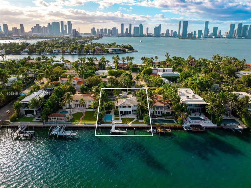 A timeless Miami Beach art deco home embodying the elegance of a bygone era. Set on an oversized 16,470 SF lot featuring 90' of waterfrontage and nearly 5,000 SF of living space, this beautiful art deco home has been infused with many modern comforts. Nestled on the sought-after Venetian Islands, the home boasts panoramic water views with easy access to Brickell & downtown and is in close proximity from Miami Beach’s dining, culture, and vibrant energy. With its rich history, this home is a statement of luxury and an irreplaceable piece of Miami’s legacy.