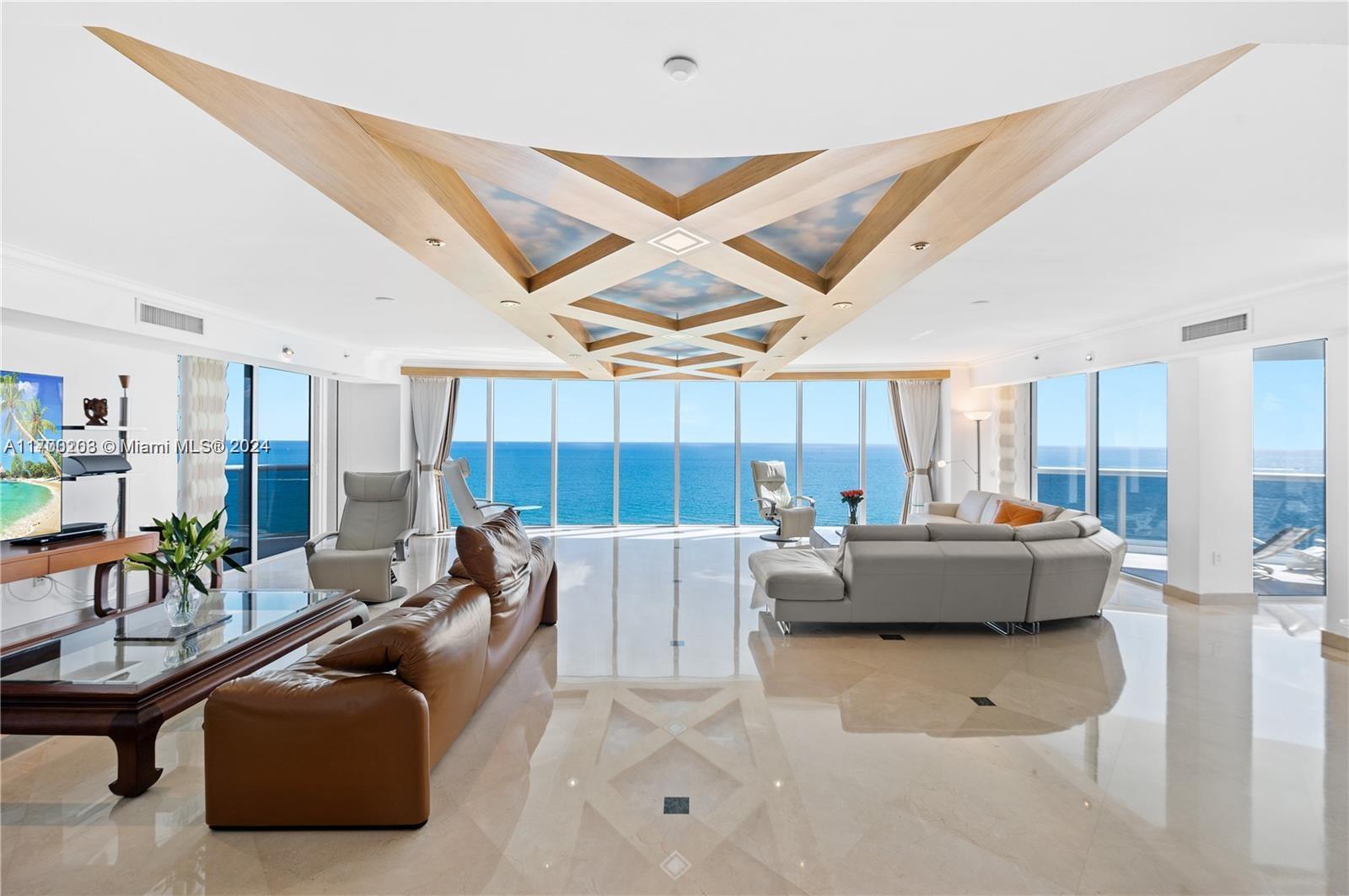 Rental Property at 18911 Collins Ave 2601, Sunny Isles Beach, Miami-Dade County, Florida - Bedrooms: 4 
Bathrooms: 6  - $17,000 MO.