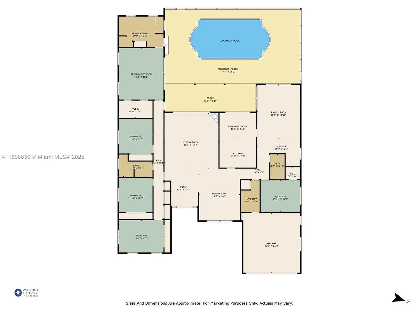 Hollywood, Florida 33021, United States, 5 Bedrooms Bedrooms, ,3 BathroomsBathrooms,Residential,Active,136263