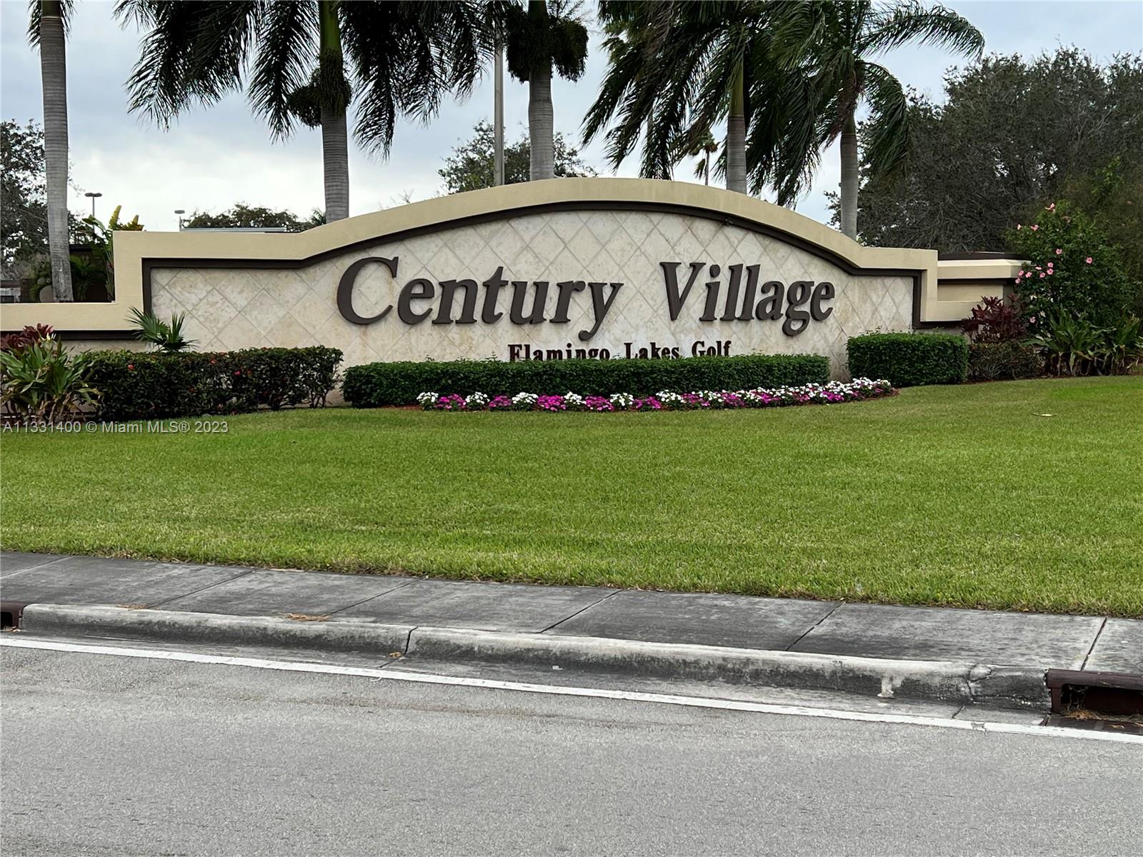Beautiful, spacious and the biggest 1/1.5 condo (1,056 Sq. Ft.). Washer/Dryer inside the unit, Hurricane shutters, impact door at balcony, title all throughout. Enjoy Century Village Club House, golf course, several pools, gym, movie theater, and a beautiful state of the art clubhouse. The community is close to shopping, restaurants, and major highways. Cable, Water, Trash & Sewer as well as Internet, are included in maintenance fees. NO RENTALS WITHIN 2 YEARS OF OWNERSHIP. This is a +55 community.