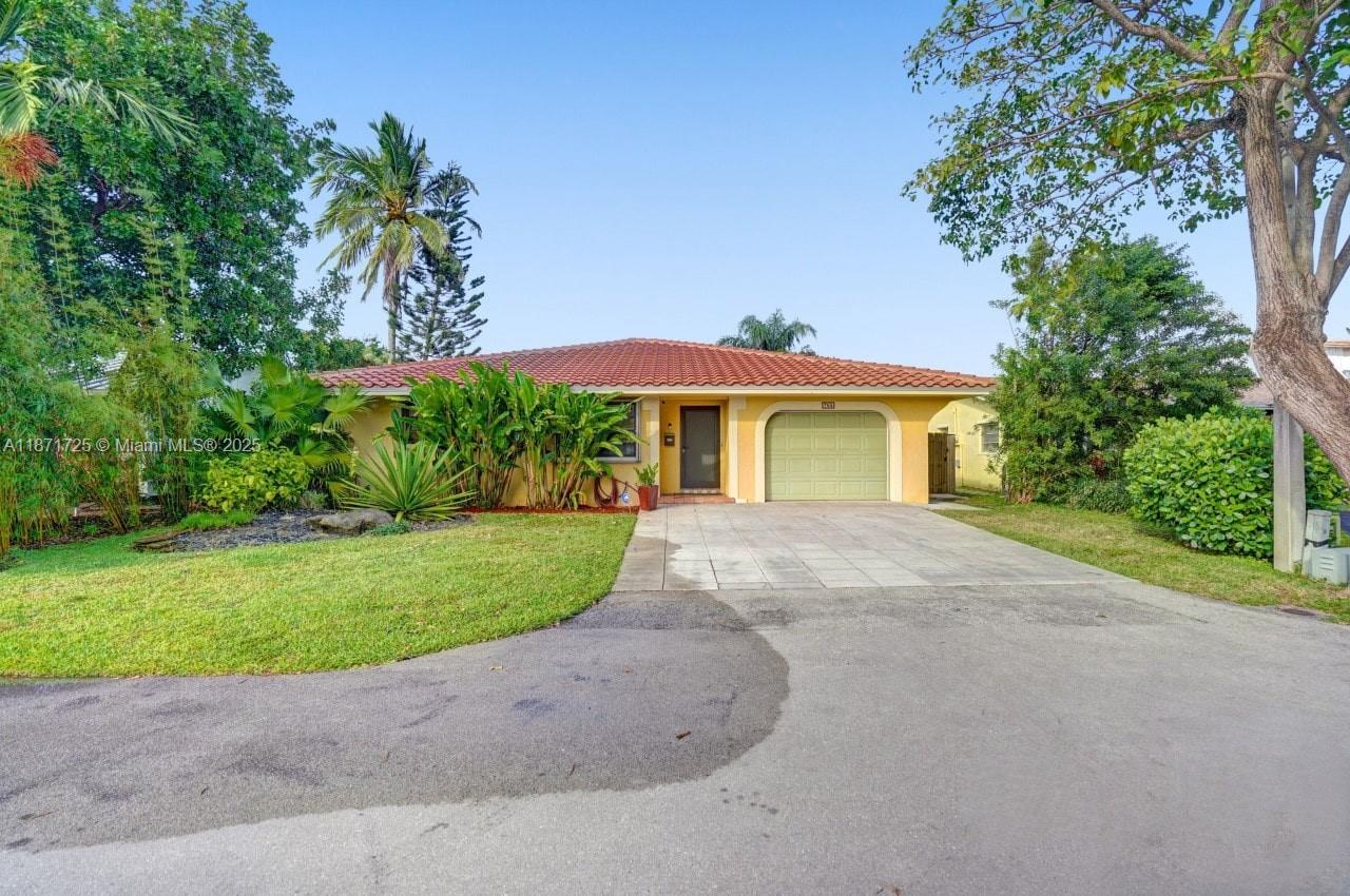 Spacious 3 bed/2 bath waterfront home with garage and pool, east of I-95. This well-cared-for property offers comfortable living with a functional layout and great potential for personalization. Features include a dock, hurricane shutters/impact doors and laundry with dedicated office space. The primary bathroom opens directly to the pool area, and there’s also an outdoor shower for added convenience. Roof was replaced in 2015. Fantastic central location near I-95, Wilton Manors, and the beach.
