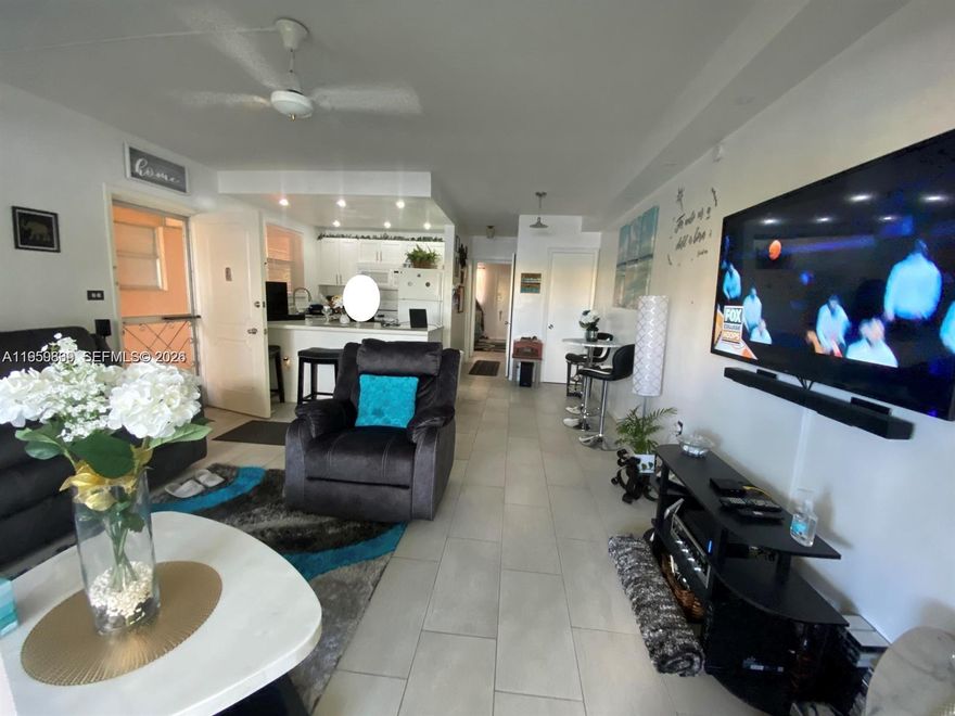 Comfortable and stylish 1BR/1BA offering space, light, and convenience. Open living and dining area with relaxing views. Located in a well-kept community with amenities and security. Close to Aventura, Sunny Isles Beach, restaurants, and transit. Perfect for anyone seeking easy South Florida living! One must be at least 55+.